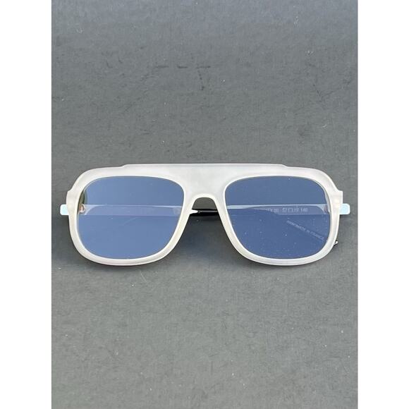 Thierry Lasry 57 19 140 Aviator Square Unisex White Sunglasses main image 6